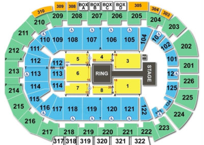 Mandalay Bay Events Center Seating Chart WWE