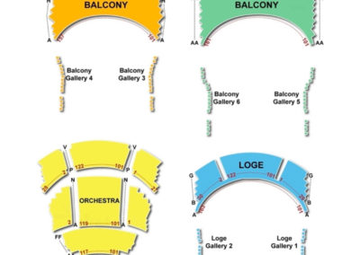 Mead Theatre Schuster Performing Arts Center Seating Chart