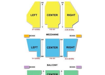 New Amsterdam Theatre Seating Chart - Concert - New York