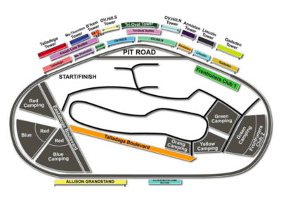 Talladega Superspeedway Seating Chart Nascar Sprintcup