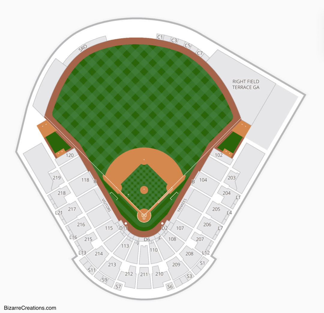 M. Steinbrenner Field Seating Chart Seating Charts & Tickets