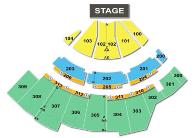 The Amphitheater at the Wharf Seating Chart