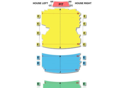 The Peace Center for the Performing Arts Seating Chart