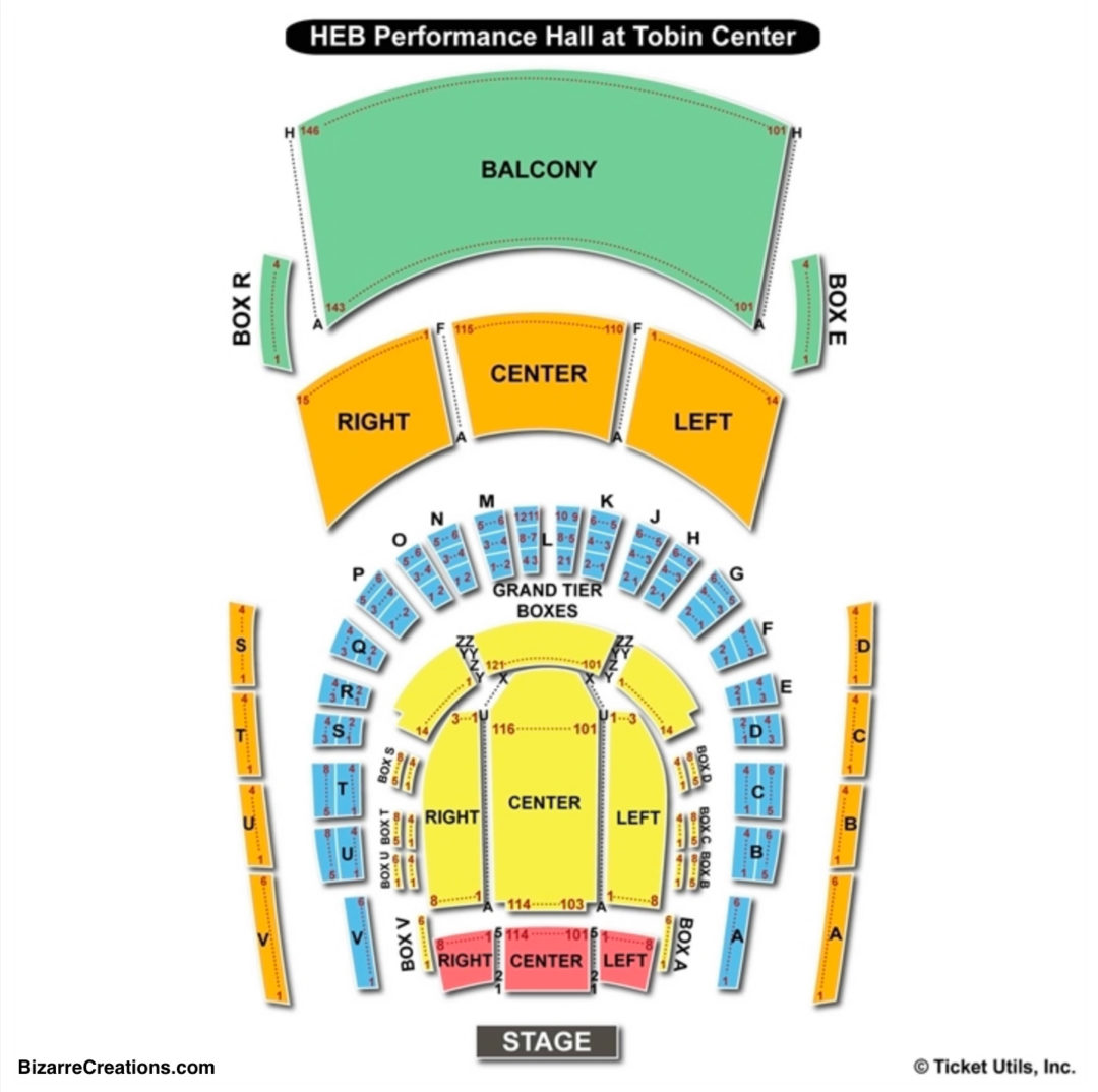Gogue Performing Arts Center Seating Chart