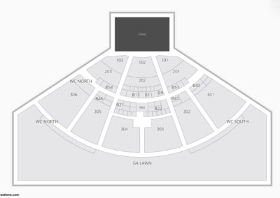 USANA Amphitheatre Seating Chart Concert