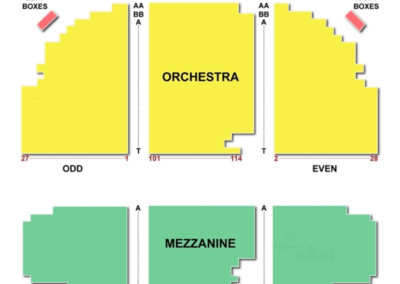 Broadhurst Theatre Seating Chart Concert