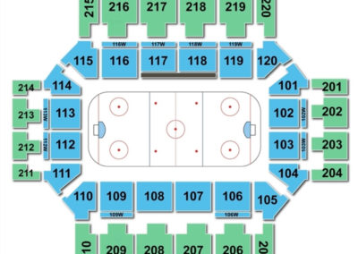Broadmoor World Arena Seating Chart Hockey