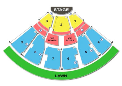 Coastal Credit Union Music Park Seating Chart Walnut Creek