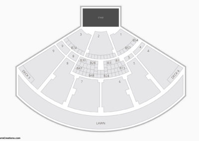 Coastal Credit Union Music Park at Walnut Creek Seating Chart