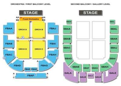 Columbia Township Auditorium Seating Chart Dance Performance Tour