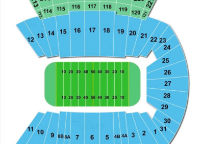 Dowdy-Ficklen Stadium Seating Chart - Greenville