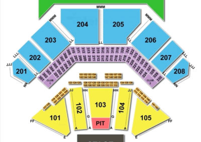 hollywood casino amphitheater seating chart st louis
