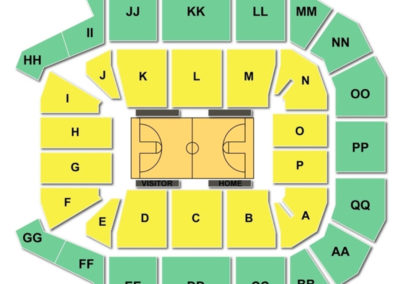 JQH Arena Seating Chart Basketball