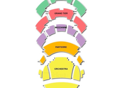 Kauffman Center for the Performing Arts Seating Chart Broadway Tickets National