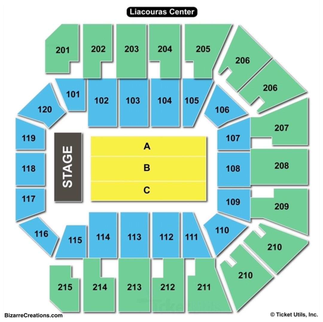 Liacouras Center Seating Chart Seating Charts & Tickets