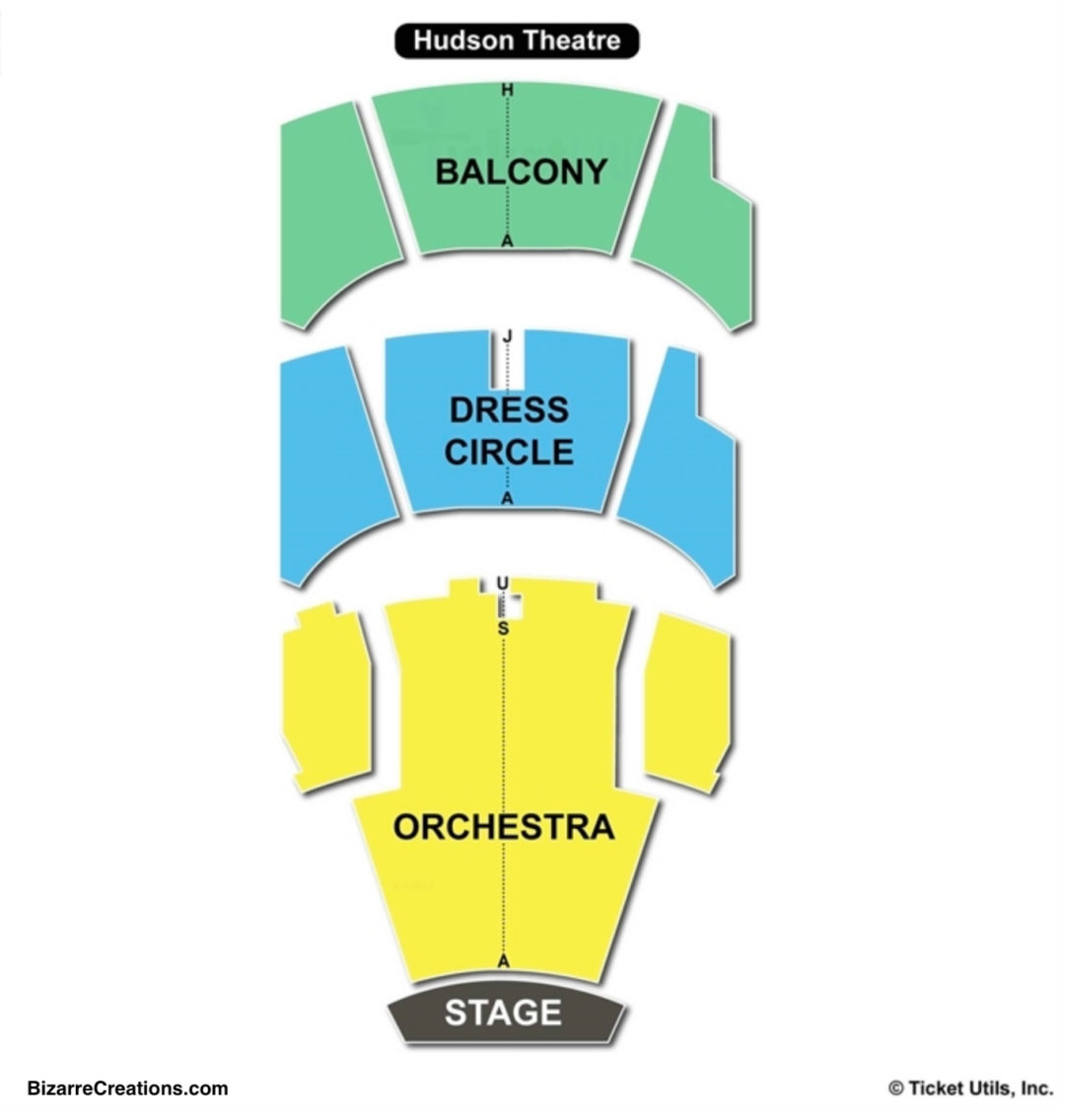 Hudson Theatre Seating Chart Seating Charts & Tickets