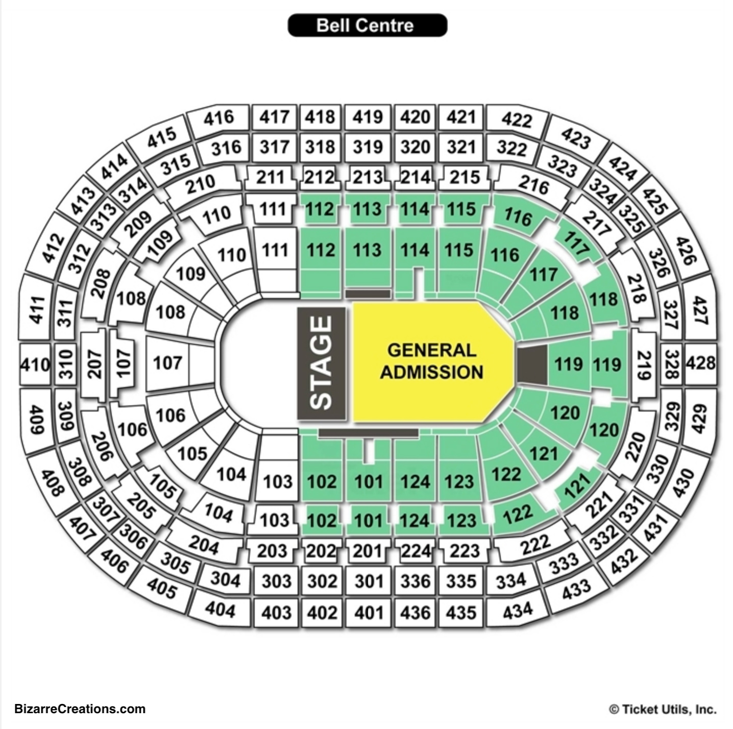 Molson Centre Seating Chart Seating Charts & Tickets