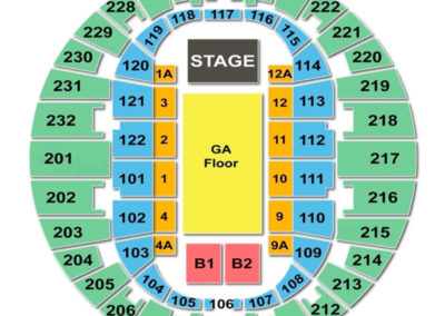 Norfolk Scope Arena Concert - Seating Chart