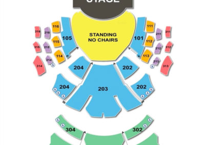 Pearl Concert Theater at Palms Casino Resort Seating Chart