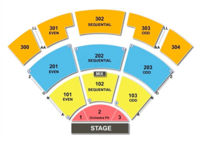 St Augustine Amphitheatre Seating Chart