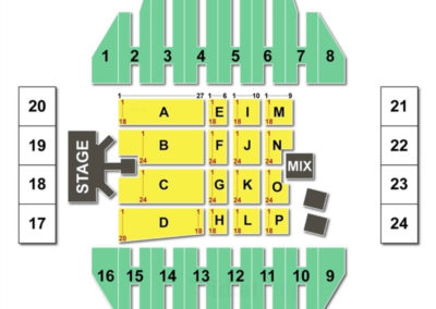 Tom Benson Hall of Fame Stadium Concert Seating Chart