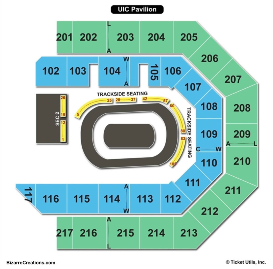 UIC Pavilion Seating Chart Seating Charts & Tickets