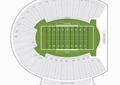 Wallace Wade Stadium Seating Chart