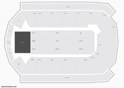 1st Bank Center Seating Chart Concert