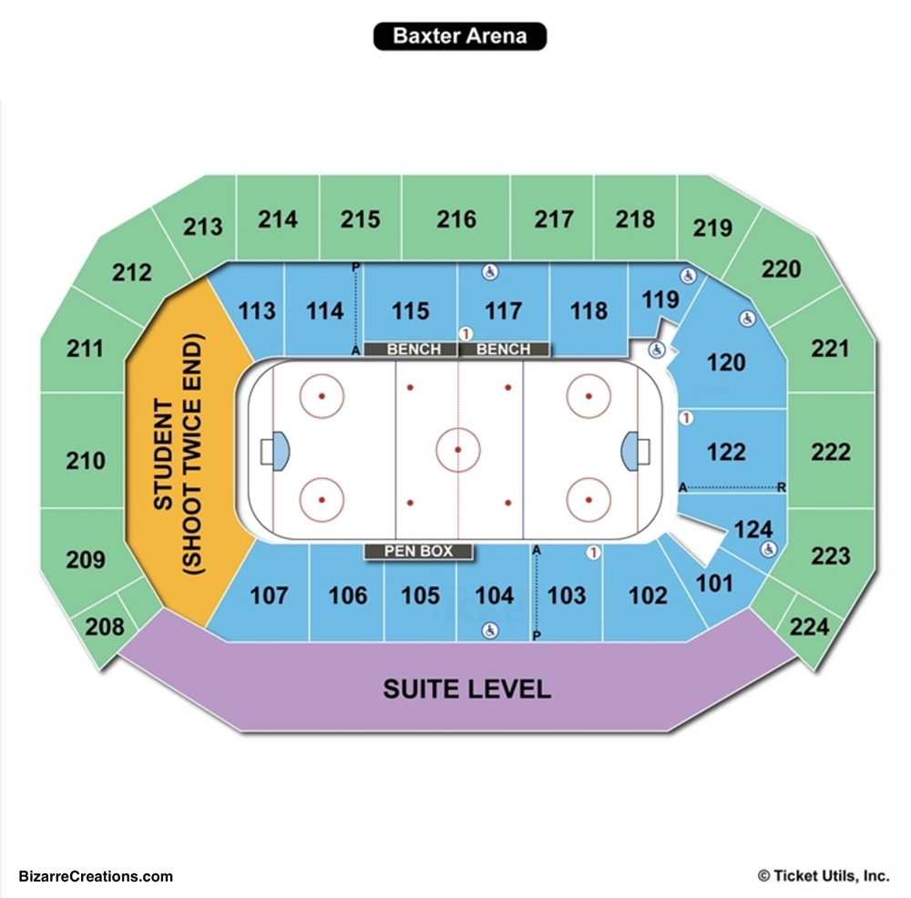 Baxter Arena Seating Chart | Seating Charts & Tickets