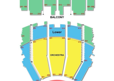 Centennial Hall Seating Chart Tucson