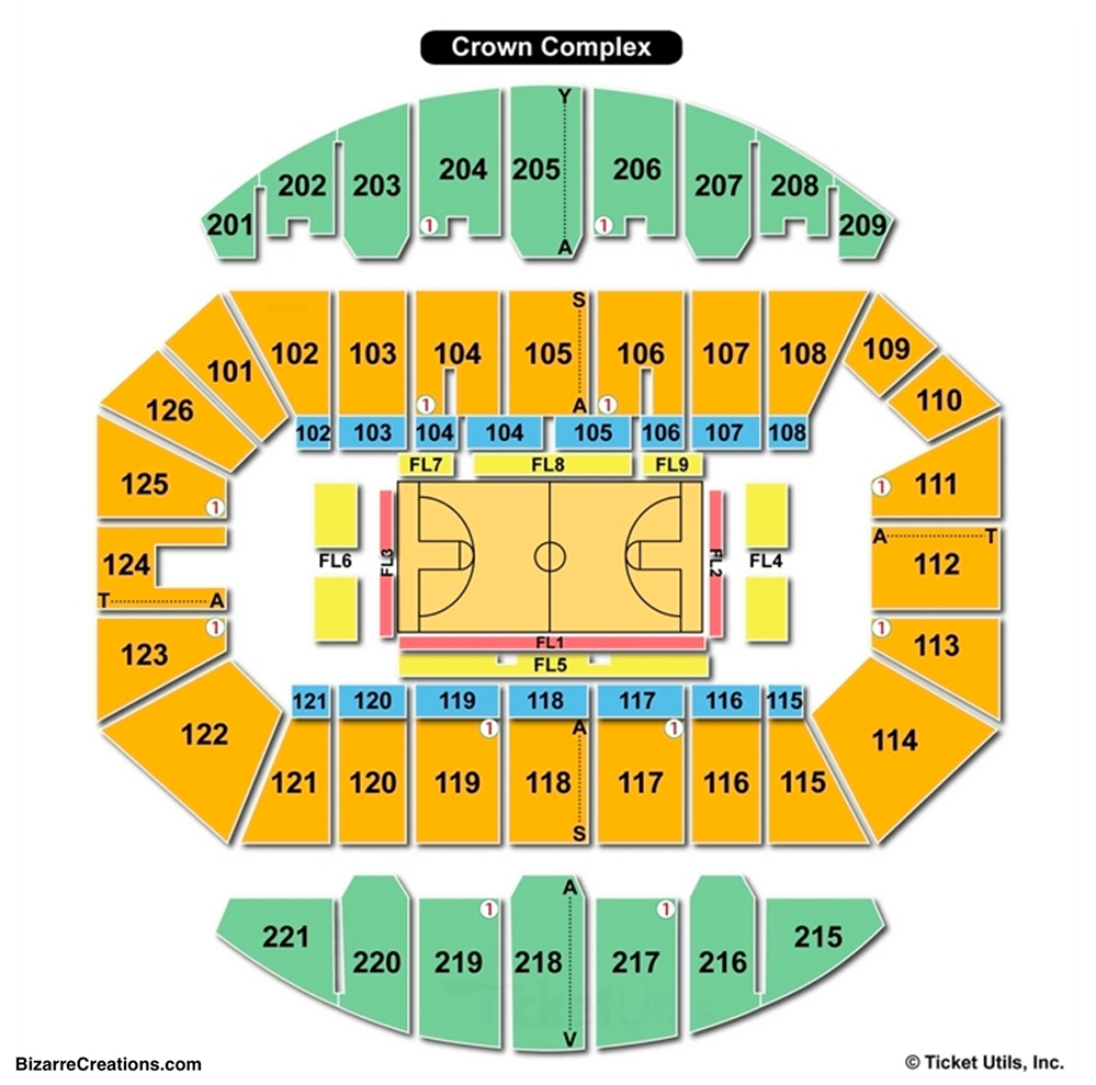 Crown Complex Seating Chart | Seating Charts & Tickets