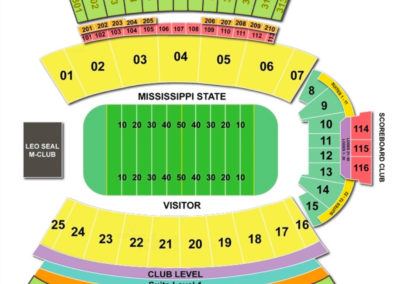 Davis Wade Stadium Seating Chart Football