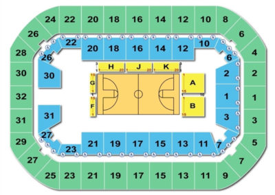 Dow Event Center Seating Chart Basketball