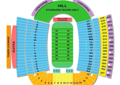 Faurot Field Memorial Stadium Seating Chart