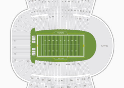 Memorial Stadium at Faurot Field Seating Chart