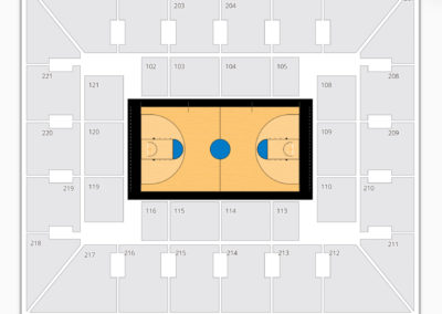 Palestra Seating Chart