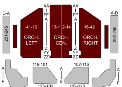 Royce Hall Seating Chart Concert