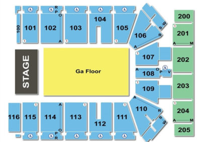 Tyson Events Center Concert Seating Chart