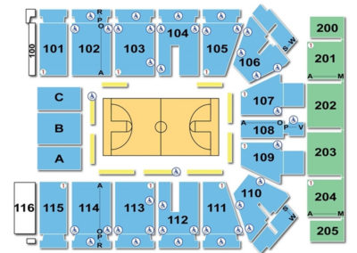 Tyson Events Center Seating Chart Basketball