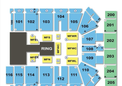 Tyson Events Center Seating Chart WWE