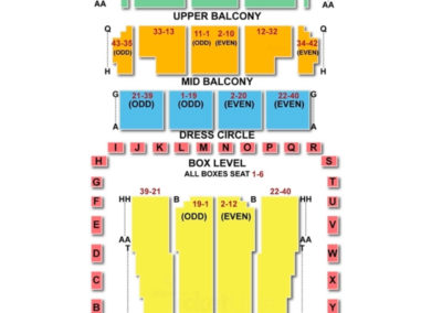 dso Seating Chart